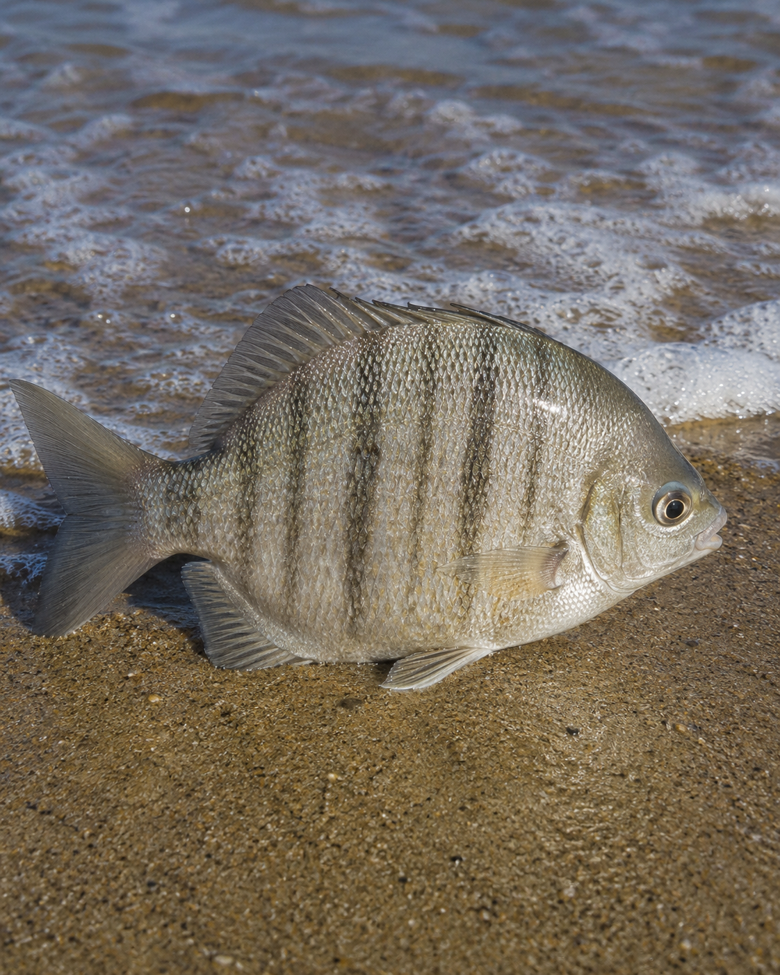 Field-guide illustration of Surf Perch